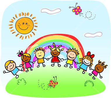 cartoon images of children learning. Your child will enjoy learning about shapes at home and at school.